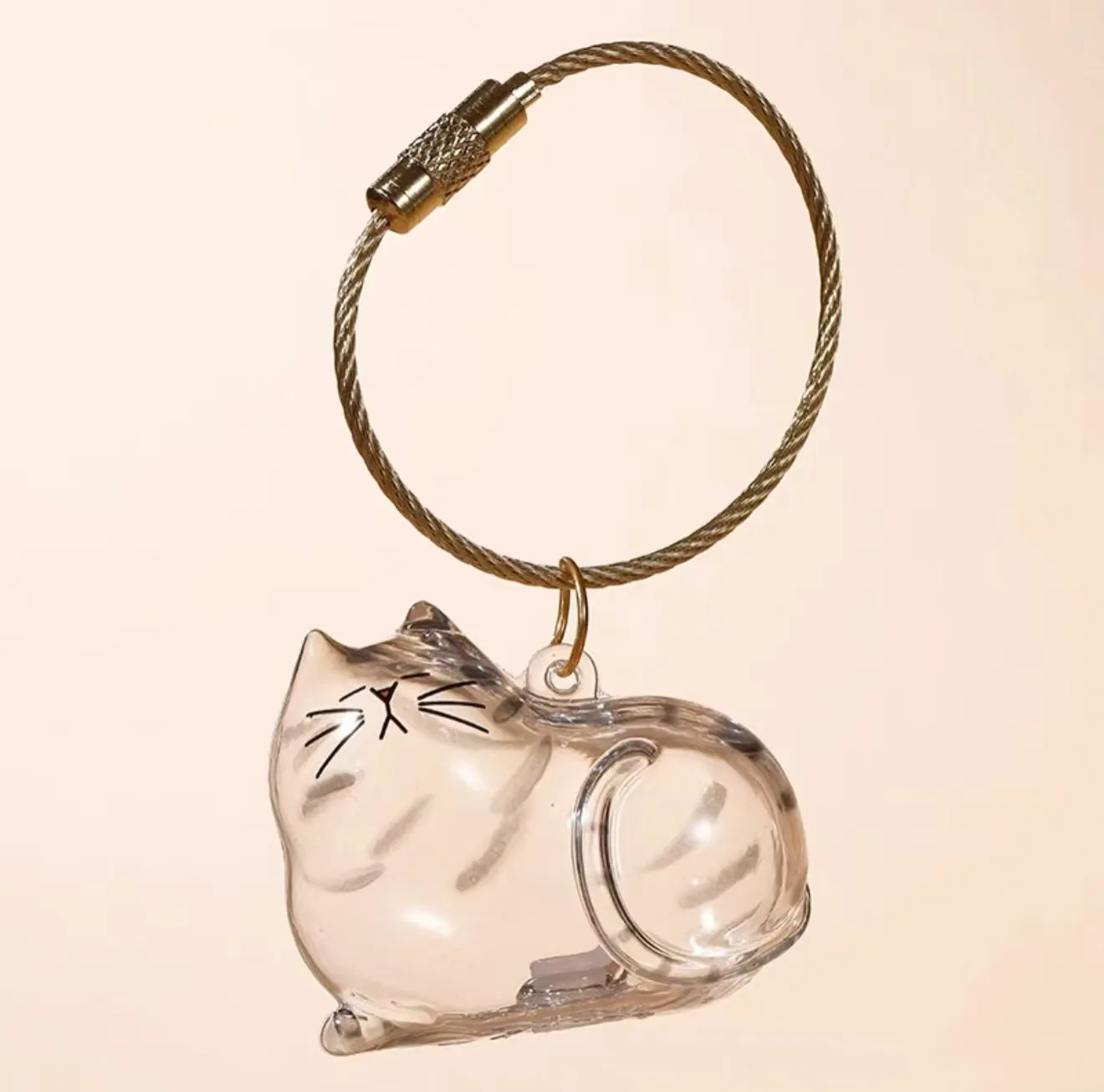 Dog Hair Keepsake Keychain Pendant Clear Resin Charm - Image 21