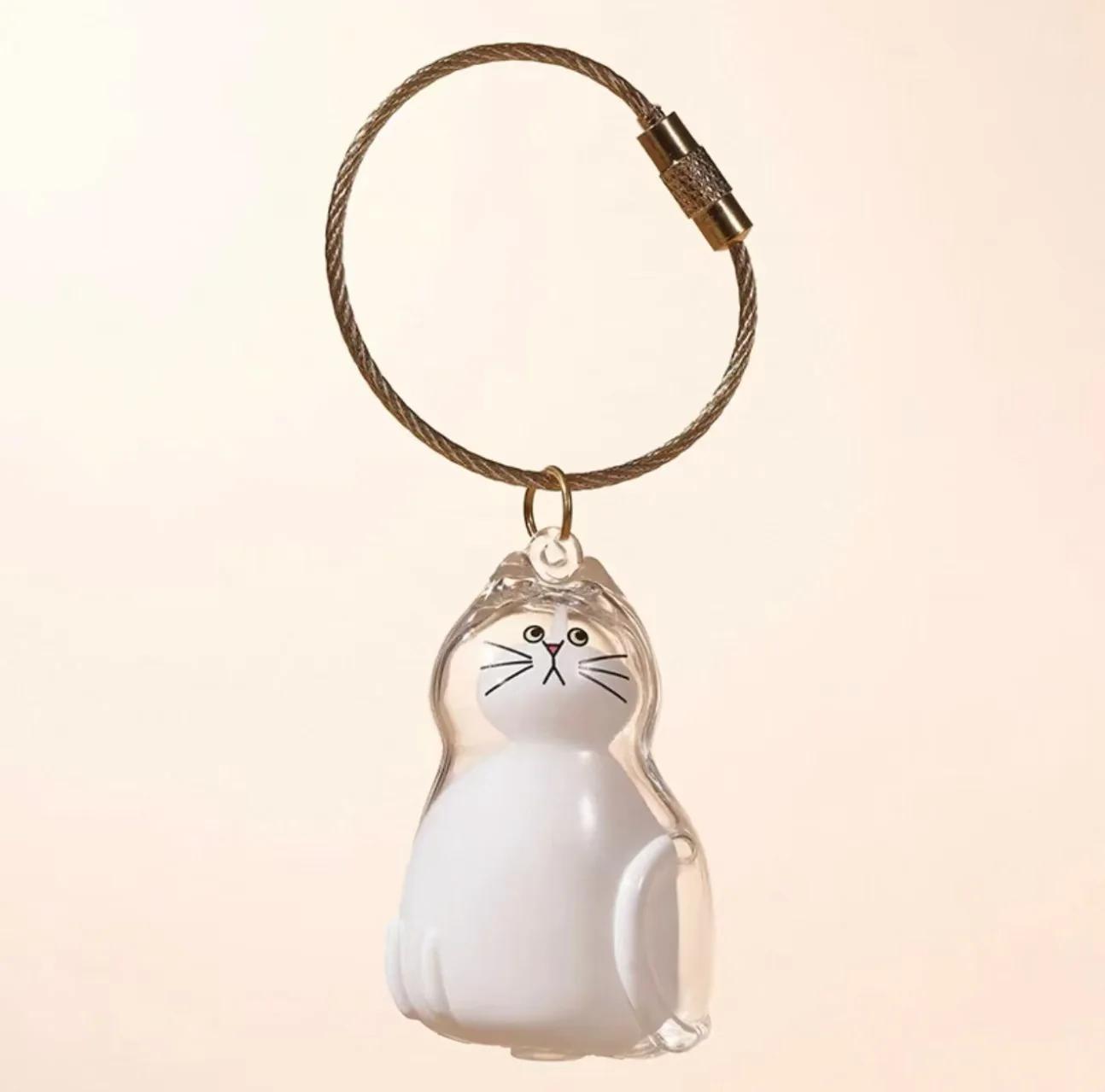 Dog Hair Keepsake Keychain Pendant Clear Resin Charm - Image 29