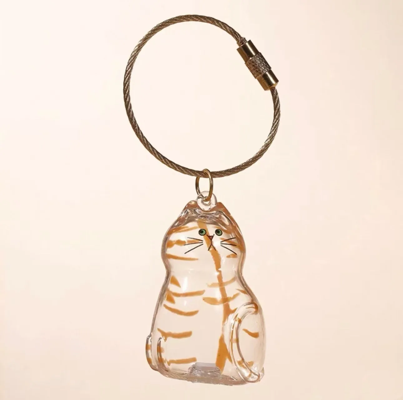 Dog Hair Keepsake Keychain Pendant Clear Resin Charm - Image 30