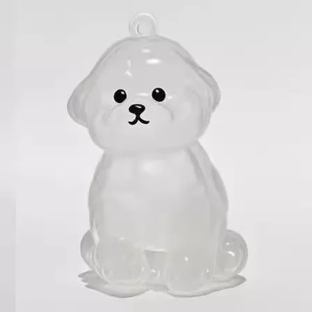 Dog Hair Keepsake Keychain Pendant Clear Resin Charm - Image 39