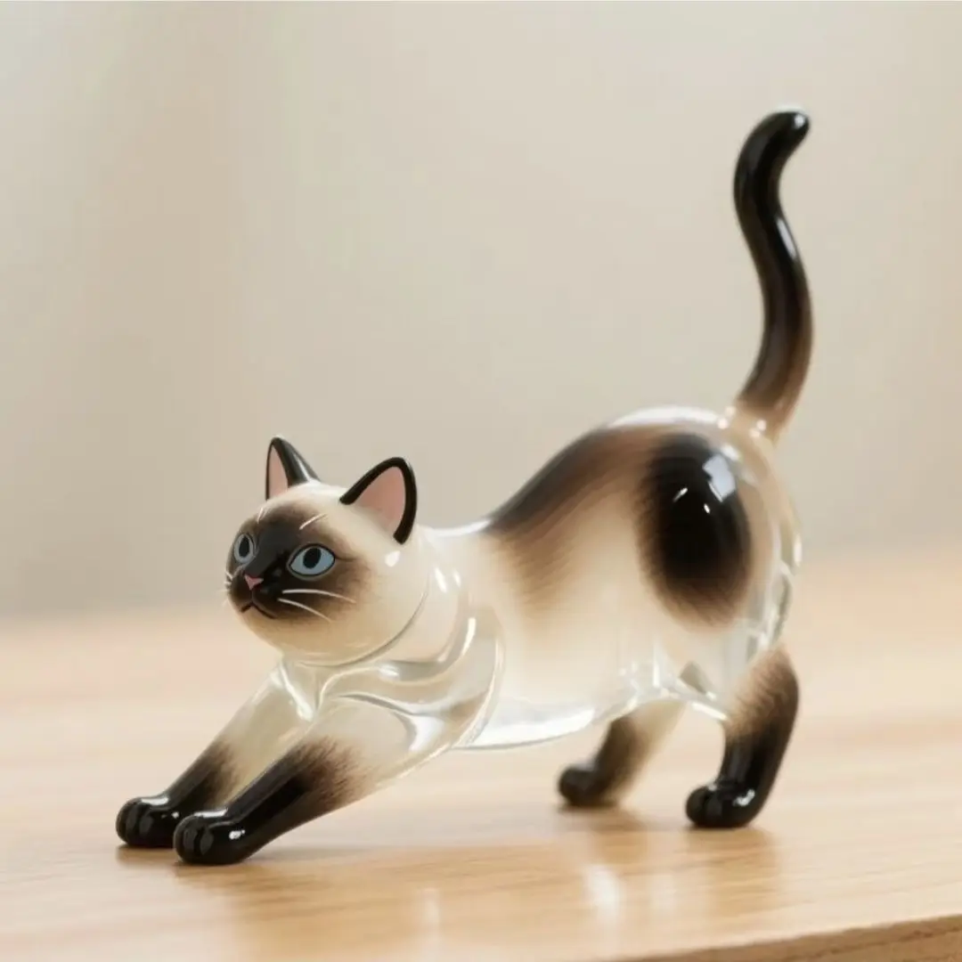 Dog Hair Keepsake Keychain Pendant Clear Resin Charm - Image 7