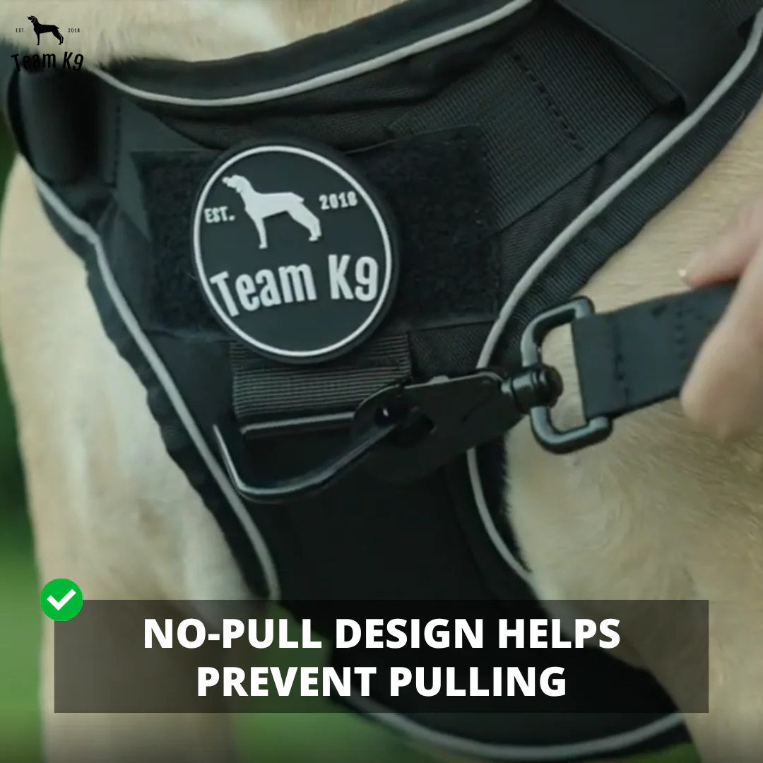 Dog Harness No-Pull Tactical Front Clip With 4 Quick-Release Buckles Reflective Strips Top Handle Fall 2025 - Image 65