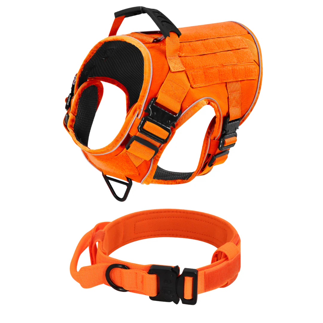 Dog Harness No-Pull Tactical Front Clip With 4 Quick-Release Buckles Reflective Strips Top Handle Fall 2025 - Image 8