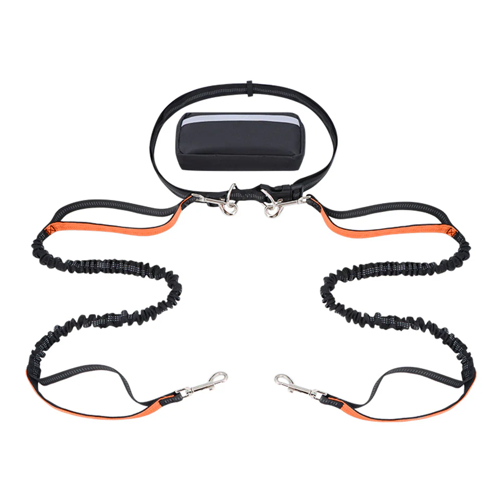 Dog Leash Double-Handle Hands-Free Bungee Reflective Walking Leash Fall 2025 Safe Control - Image 11