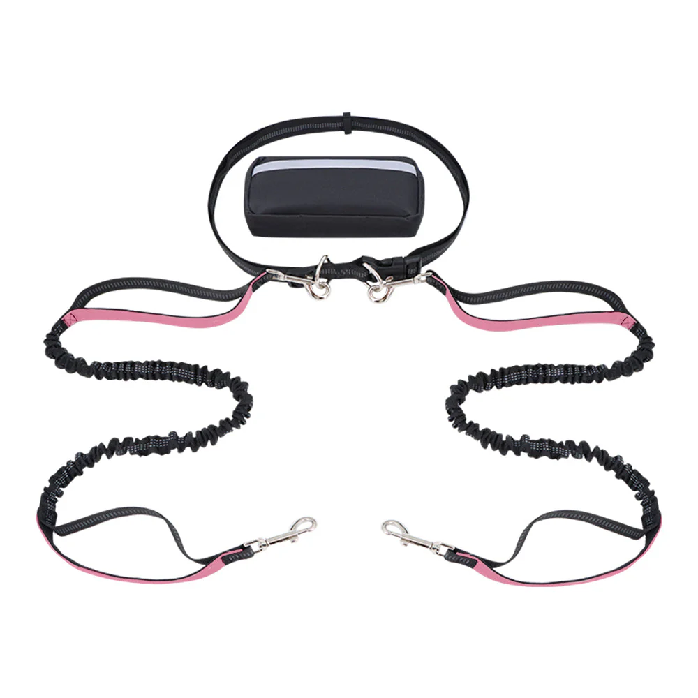Dog Leash Double-Handle Hands-Free Bungee Reflective Walking Leash Fall 2025 Safe Control - Image 7