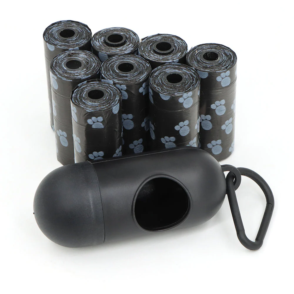 Dog Waste Bags With Dispenser - Heavy-Duty Leak-Proof Poop Bags, 8 Rolls Of 15, Travel-Ready Fall 2025