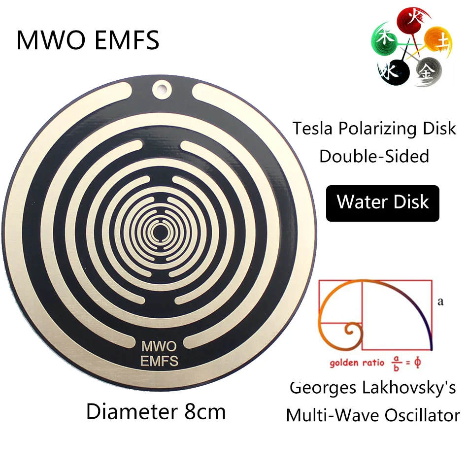 Double-Sided Polarizing Disk for Electromagnetic Radiation Protection and Pain Relief, Portable Non-Toxic Design - Image 10