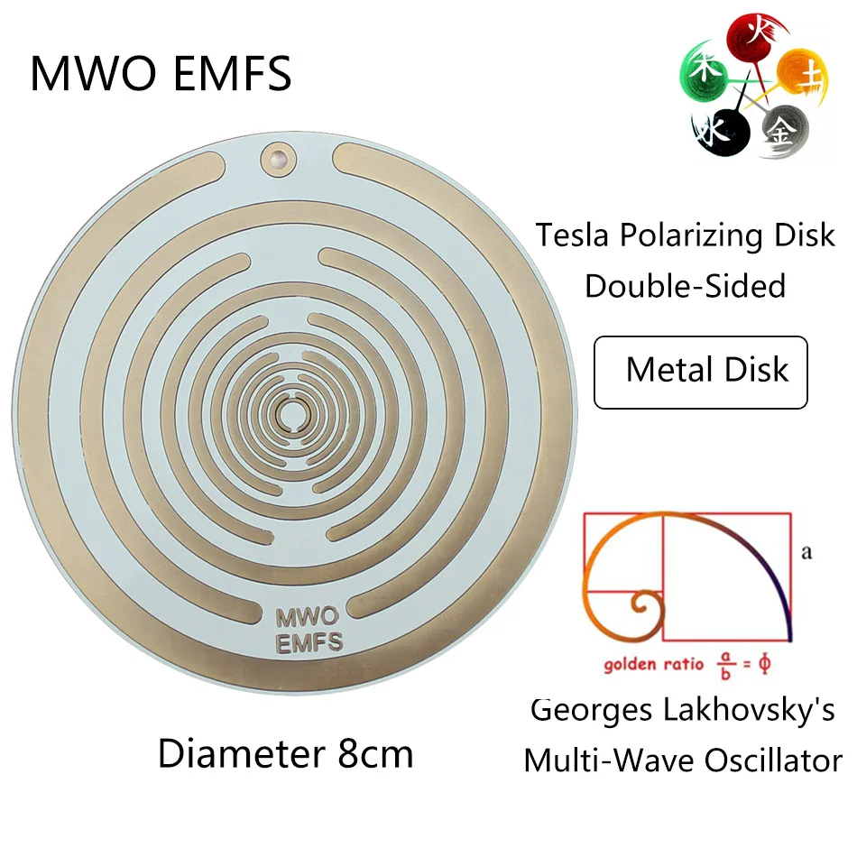 Double-Sided Polarizing Disk for Electromagnetic Radiation Protection and Pain Relief, Portable Non-Toxic Design - Image 11