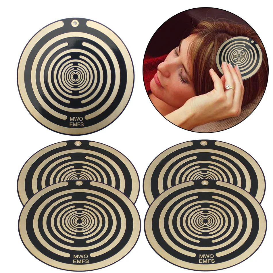 Double-Sided Polarizing Disk for Electromagnetic Radiation Protection and Pain Relief, Portable Non-Toxic Design - Image 2