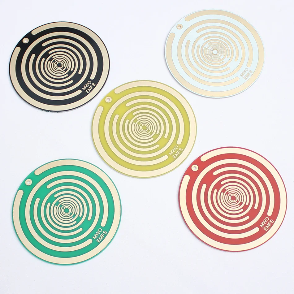 Double-Sided Polarizing Disk for Electromagnetic Radiation Protection and Pain Relief, Portable Non-Toxic Design - Image 3