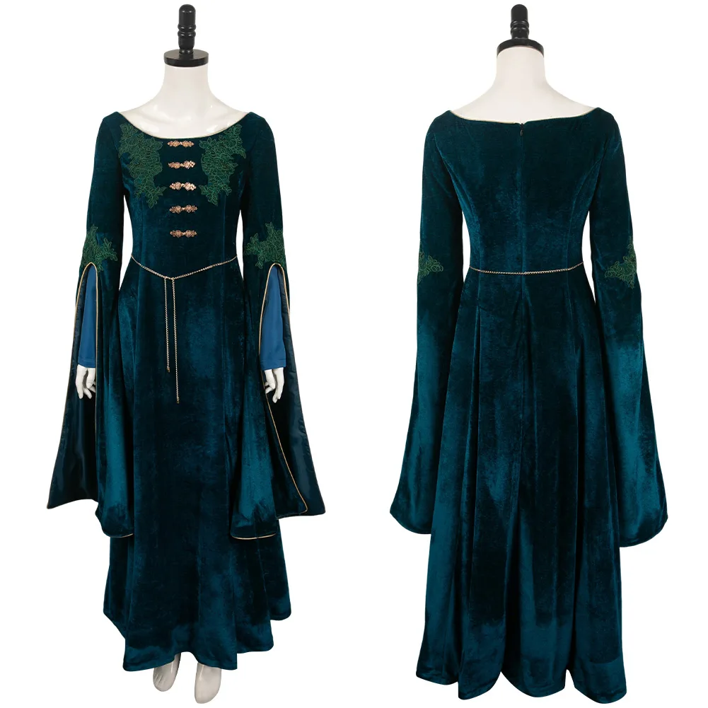 Alicent Cosplay Dress Medieval Fantasy Gown Halloween - Image 9