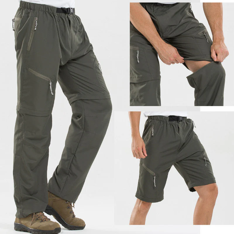 Durable men's 2-in-1 hiking pants – versatile design, robust material, for outdoor adventures