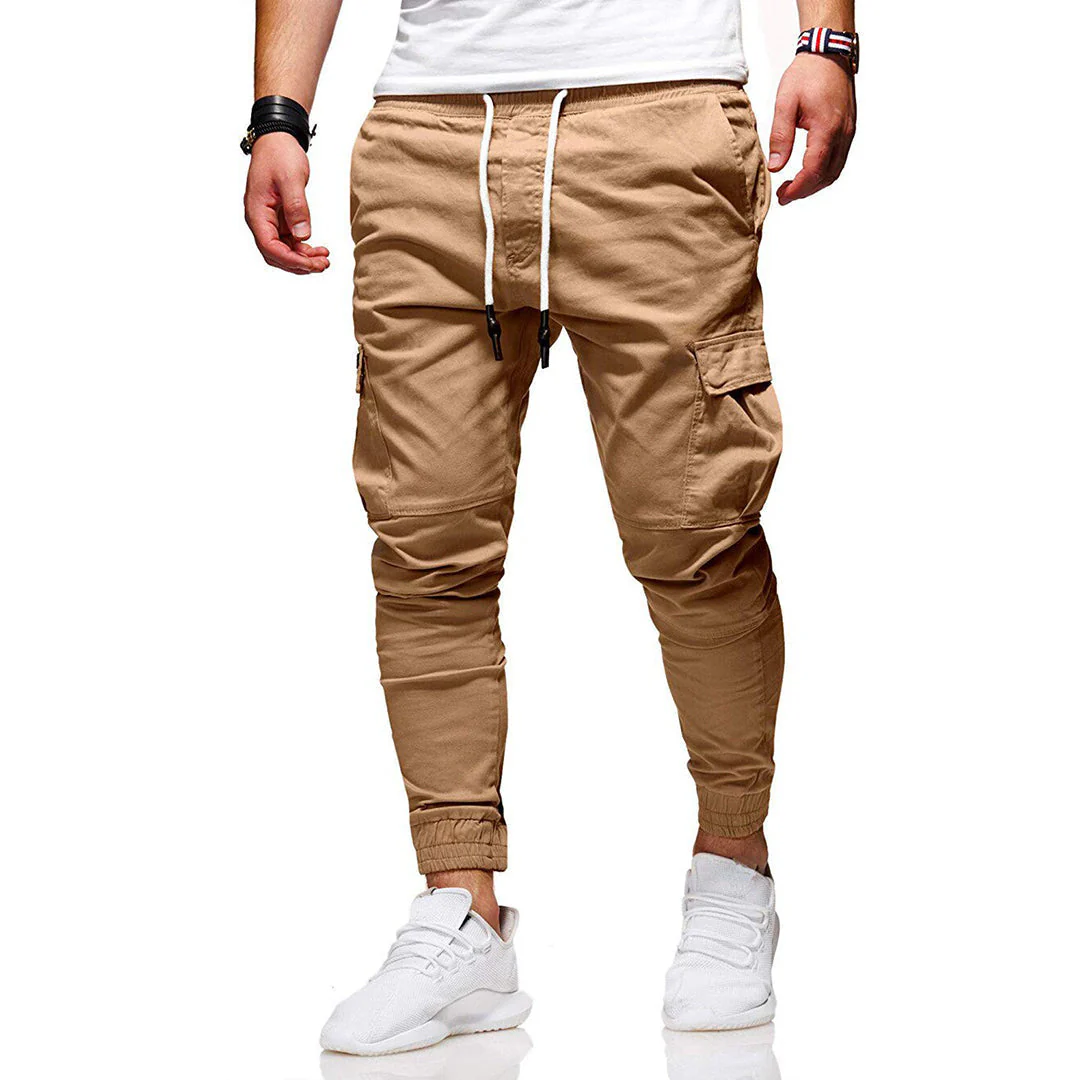 Durable men's cargo pants – contemporary fit, breathable fabric, for outdoor adventures