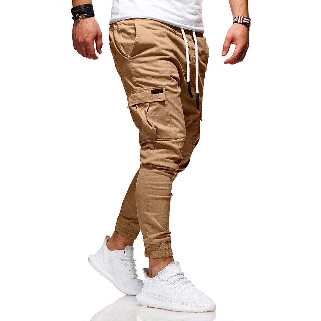 Durable men's cargo pants – contemporary fit, breathable fabric, for outdoor adventures - Image 3