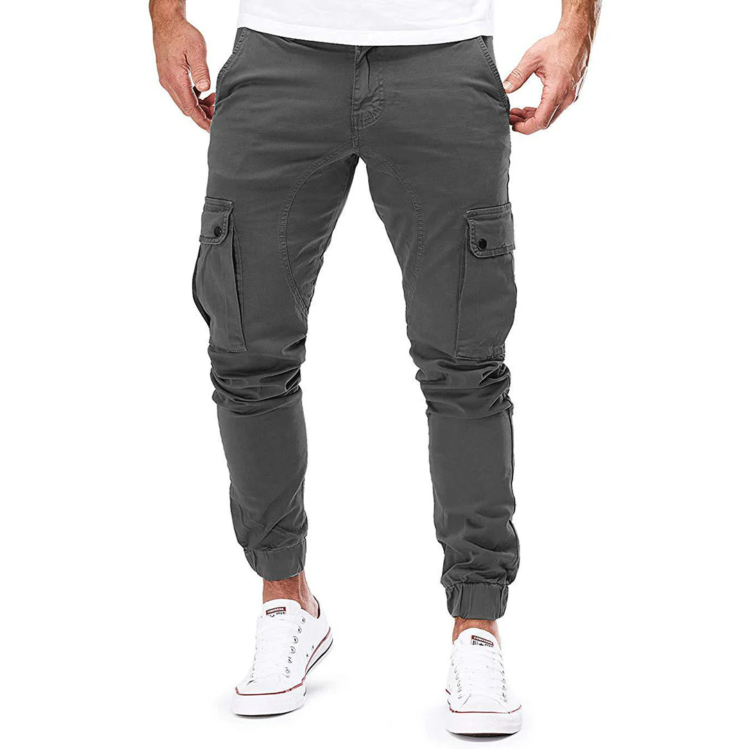 Durable men's cargo pants – contemporary fit, breathable fabric, for outdoor adventures - Image 4