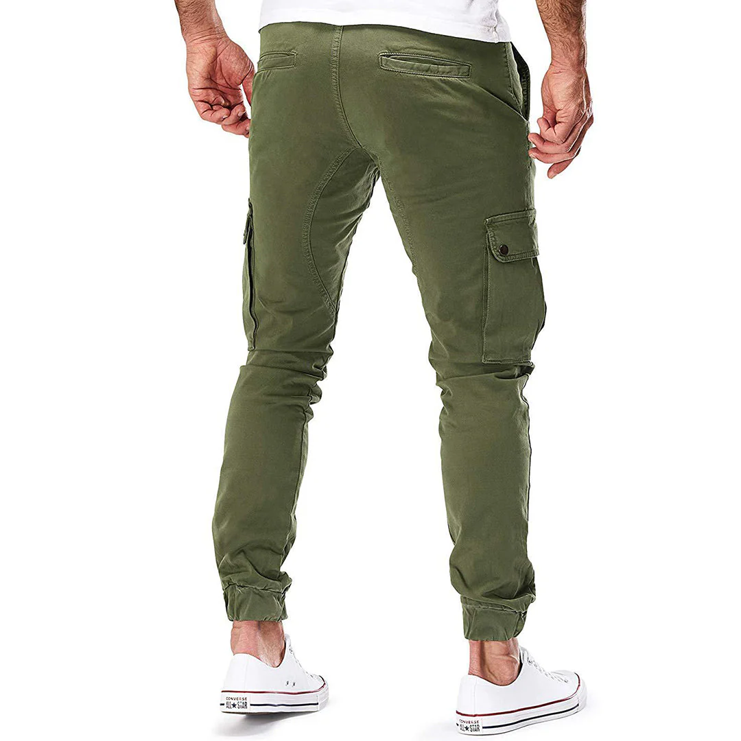 Durable men's cargo pants – contemporary fit, breathable fabric, for outdoor adventures - Image 9