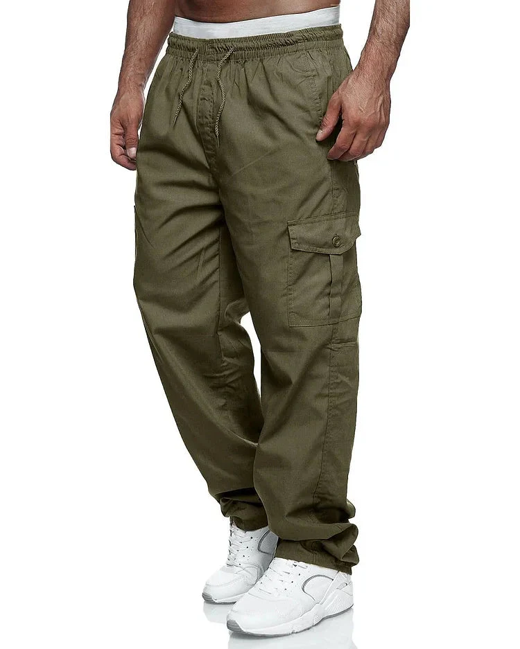 Durable men's cargo pants – versatile pockets, breathable fabric, for outdoor activities