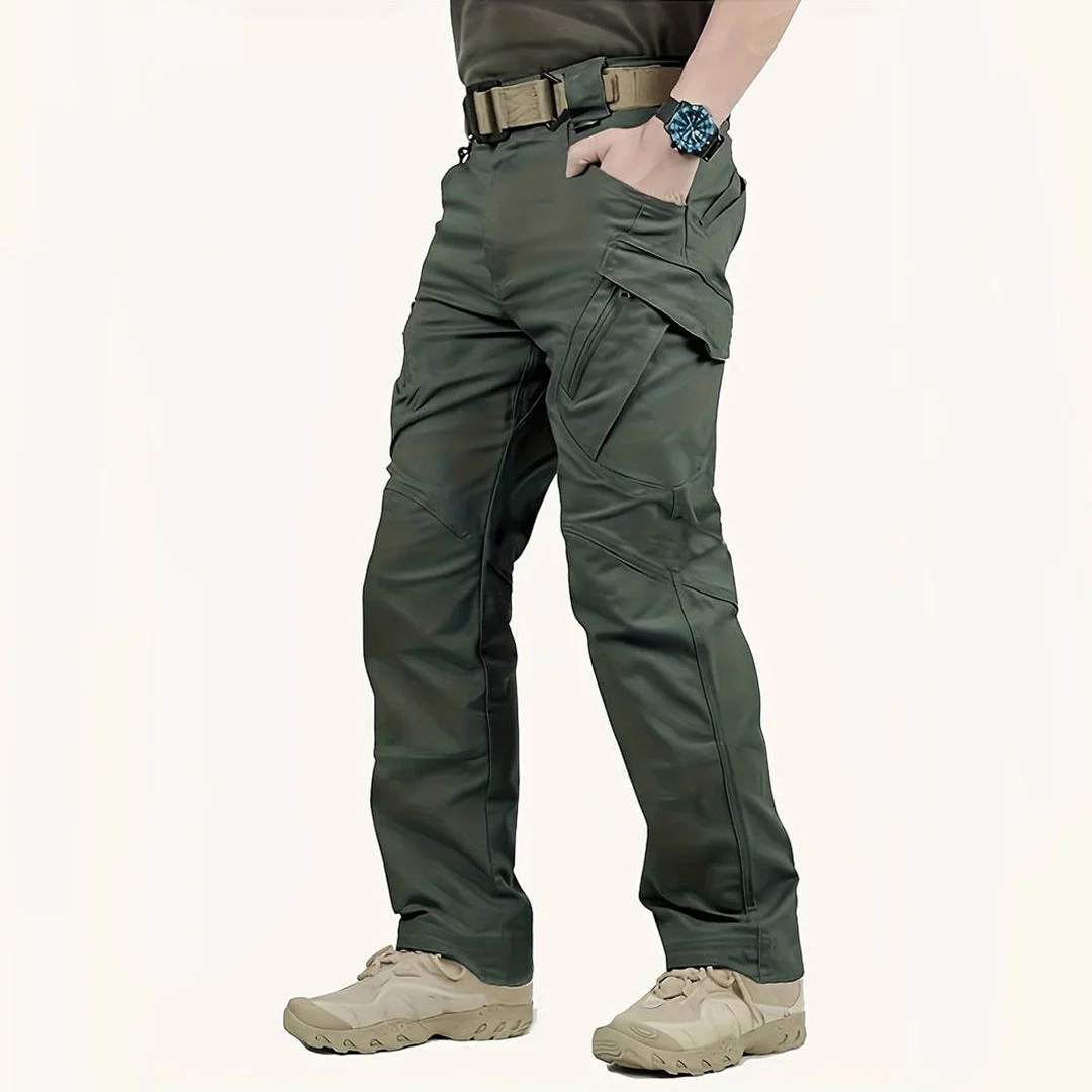 Durable men's cargo summer pants – relaxed fit, high-quality polyester, for outdoor activities - Image 11