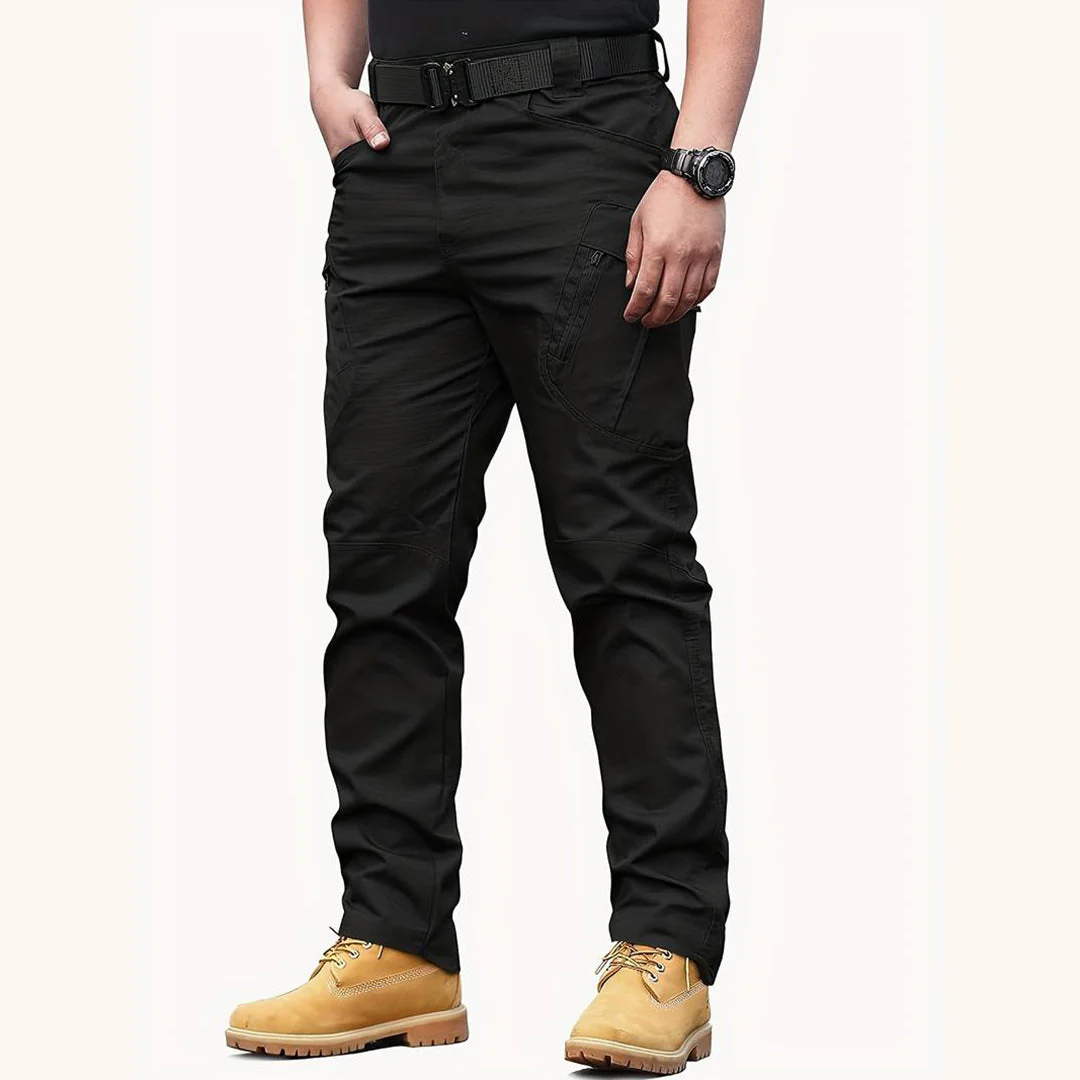 Durable men's cargo summer pants – relaxed fit, high-quality polyester, for outdoor activities - Image 8