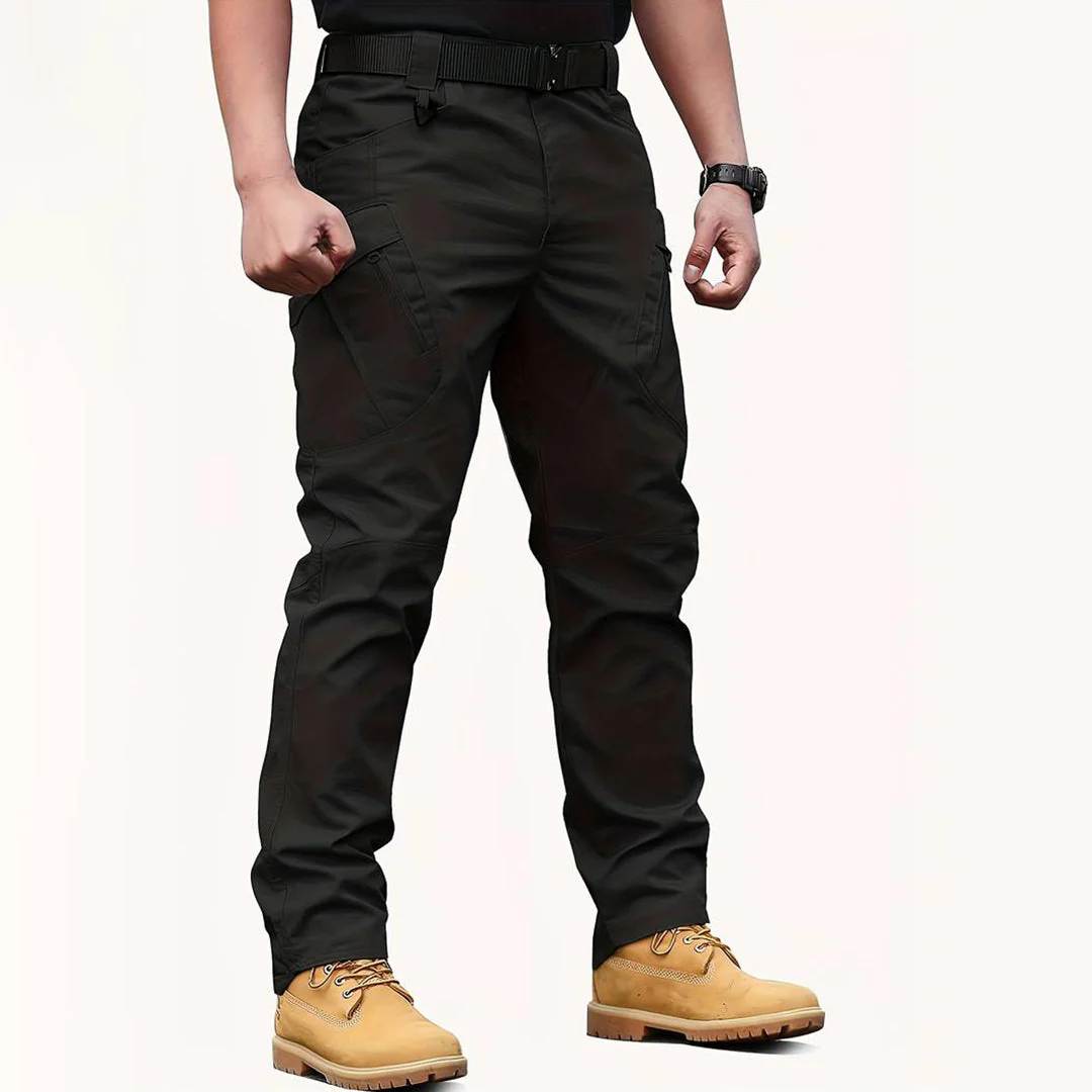 Durable men's cargo summer pants – relaxed fit, high-quality polyester, for outdoor activities - Image 9
