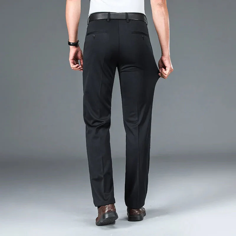 Durable men's dress pants – modern cut, sturdy fabric, for business and special occasions - Image 3