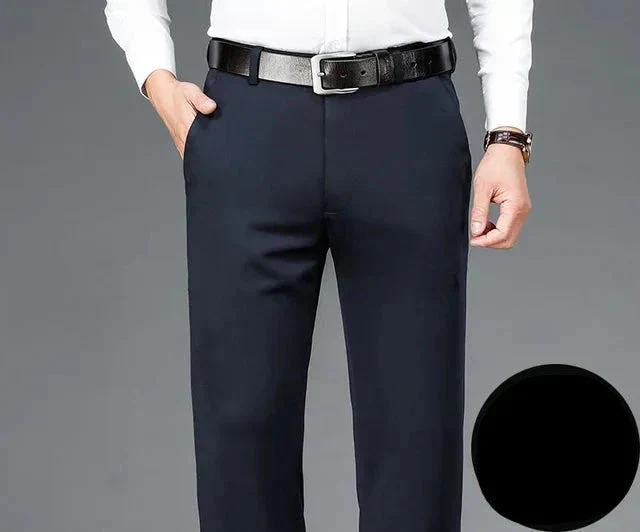 Durable men's dress pants – modern cut, sturdy fabric, for business and special occasions - Image 8