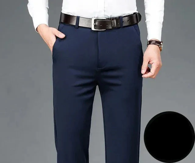 Durable men's dress pants – modern cut, sturdy fabric, for business and special occasions - Image 9