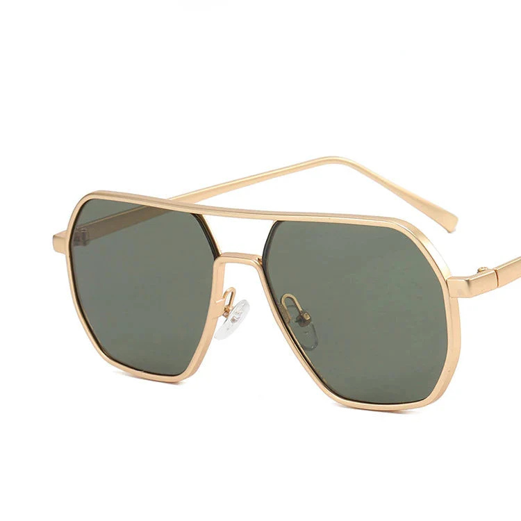 Durable men's pilot sunglasses – classic design, stainless steel, for everyday wear - Image 5