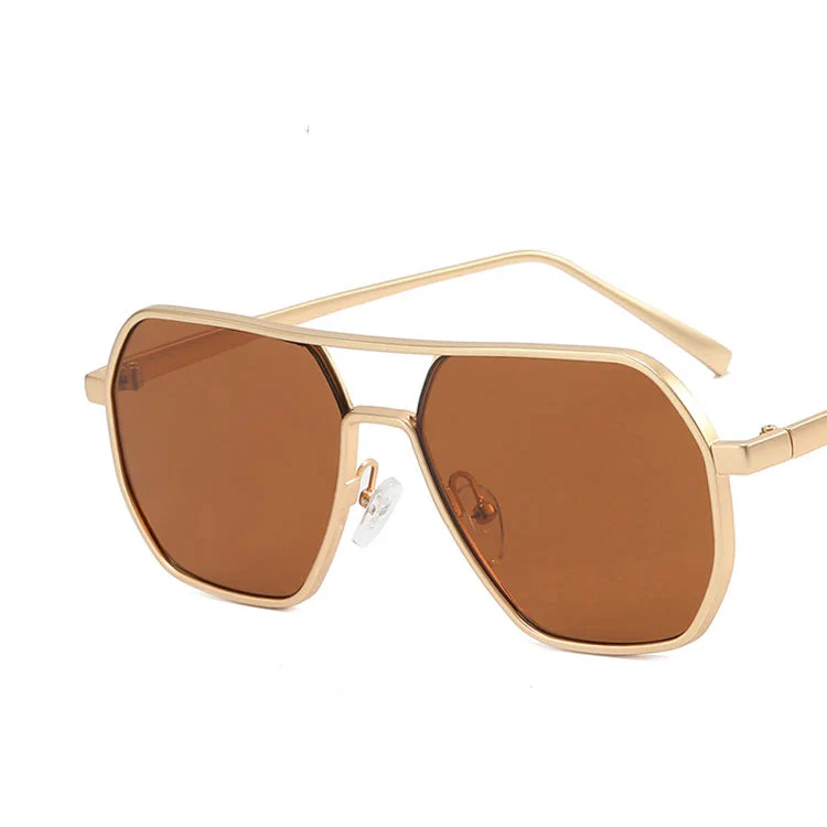 Durable men's pilot sunglasses – classic design, stainless steel, for everyday wear - Image 6