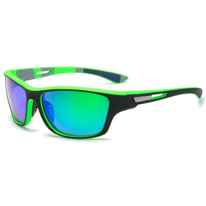 Durable men's polarized sports sunglasses – UV400 protection, lightweight design, for outdoor activities - Image 9