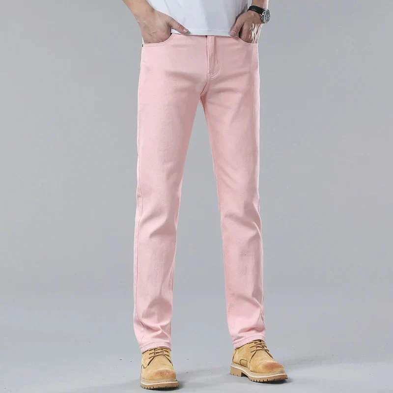 Durable men's slim fit jeans – classic stretch denim, for casual and business wear - Image 3