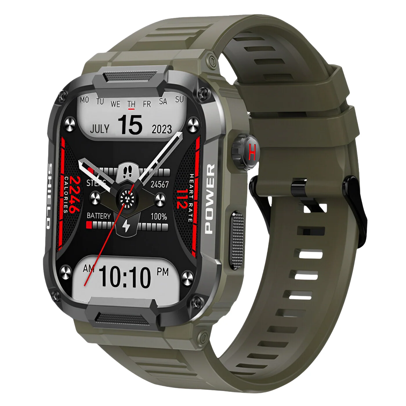 Durable men's smartwatch – advanced fitness tracker, waterproof, for active lifestyle - Image 10