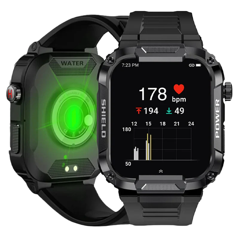 Durable men's smartwatch – advanced fitness tracker, waterproof, for active lifestyle - Image 7