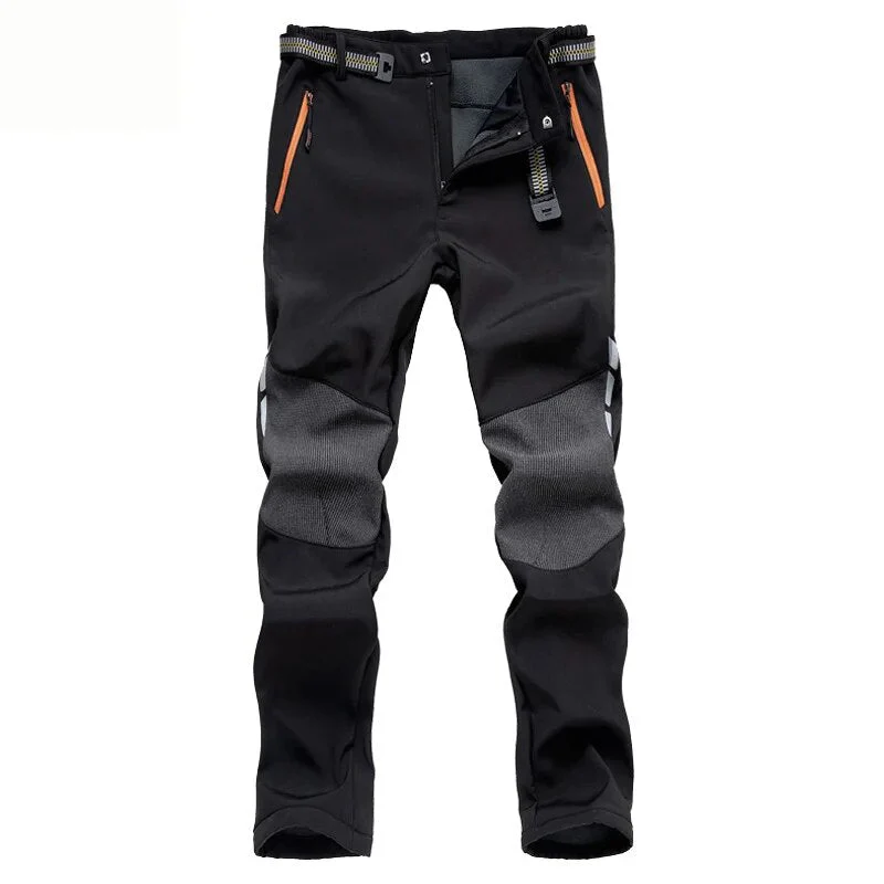 Durable men's waterproof outdoor pants – elastic fit, breathable fabric, for trekking - Image 3