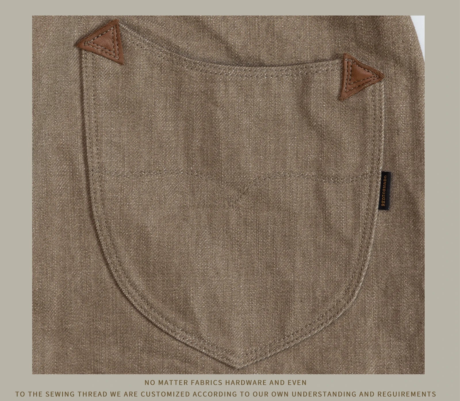 Durable Relaxed Men's Straight Jeans - Loose Selvedge Casual - Image 14