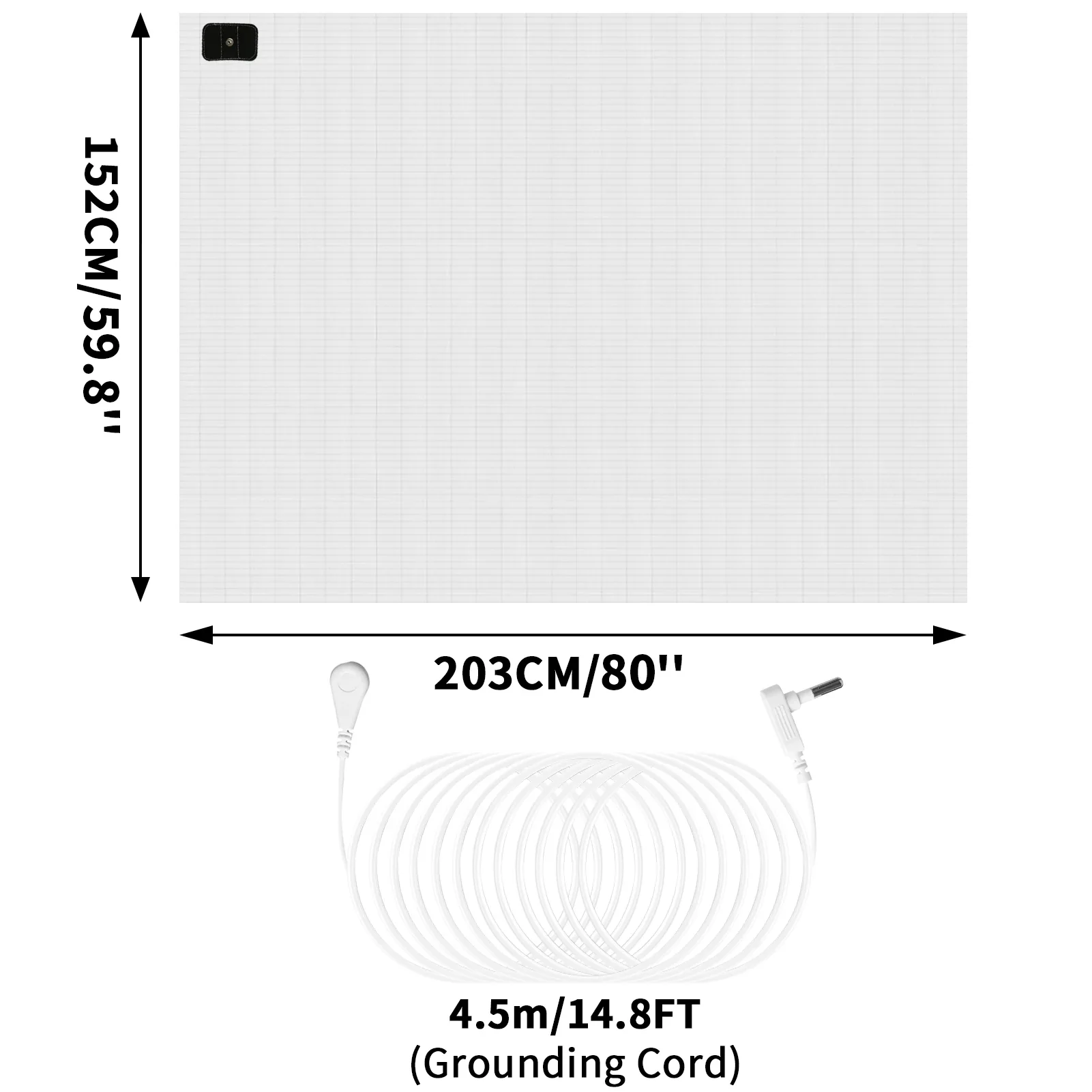 Earthing Grounding Bed Sheet 95 Cotton 5 Silver Fiber - Image 15