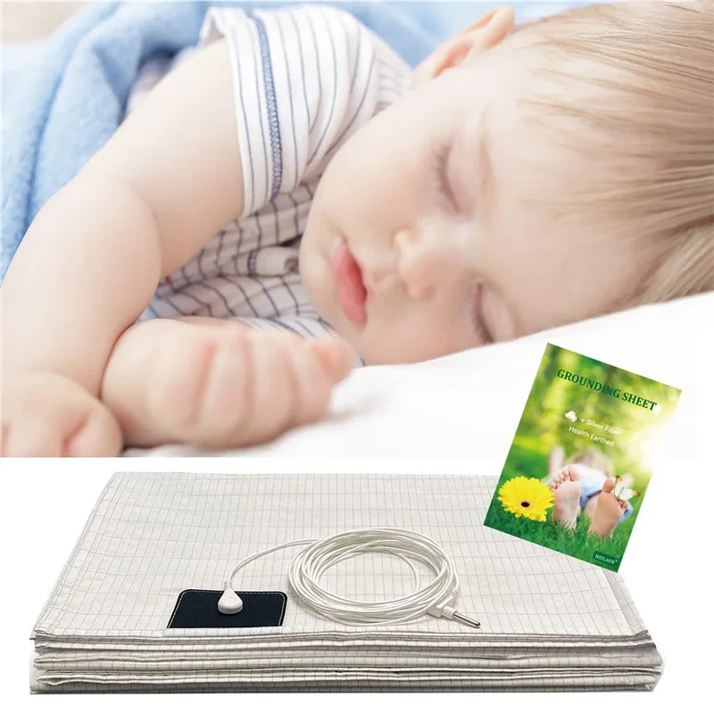 Earthing Bed Sheet Grounding Sheet Anti Static Sleep - Image 17