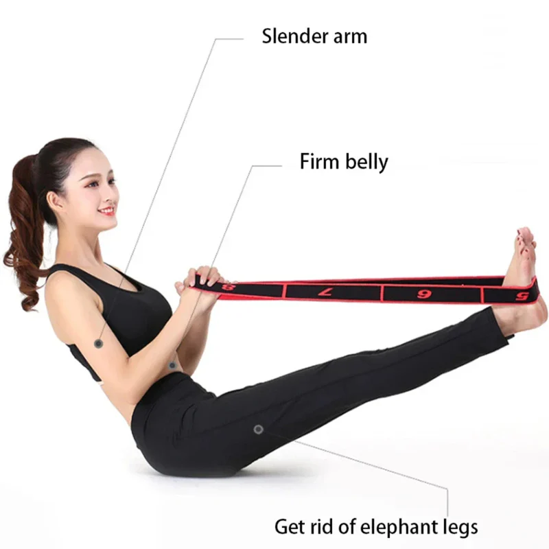 Elastic Resistance Band - Dance Yoga Stretching Belt for Pilates Fitness Equipment - Image 4
