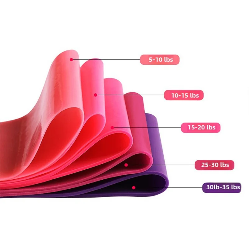 Elastic Resistance Bands for Women - Portable Fitness Equipment for Squats, Hips, and Legs - Image 3