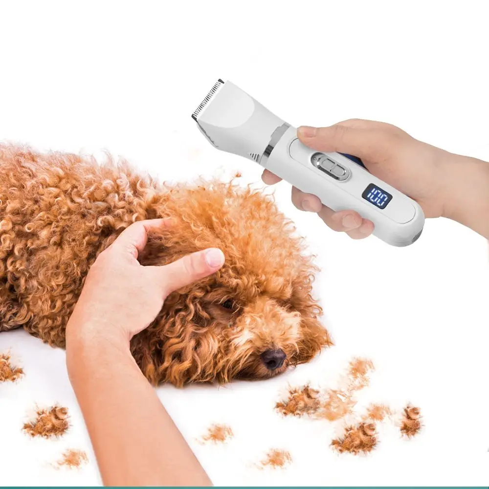 Electric Dog Grooming Clippers - Professional Silent Pet Hair Cutter, USB Rechargeable, Pet Grooming Care - Image 3