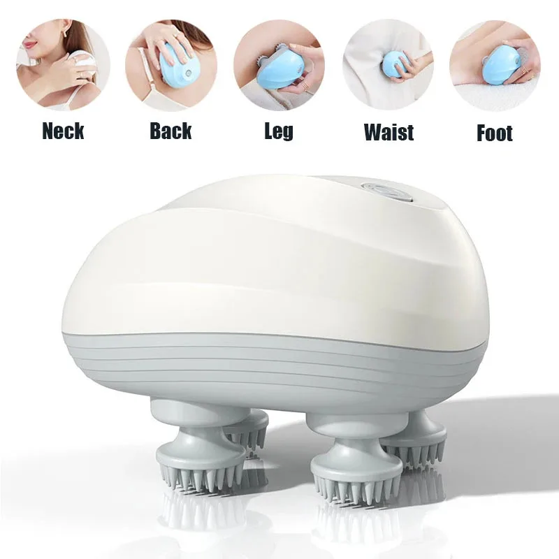 Electric Head Massager USB Rechargeable Scalp Massager Holiday Gift 2026 Deep Tissue Kneading for Neck Back Shoulders - Image 2