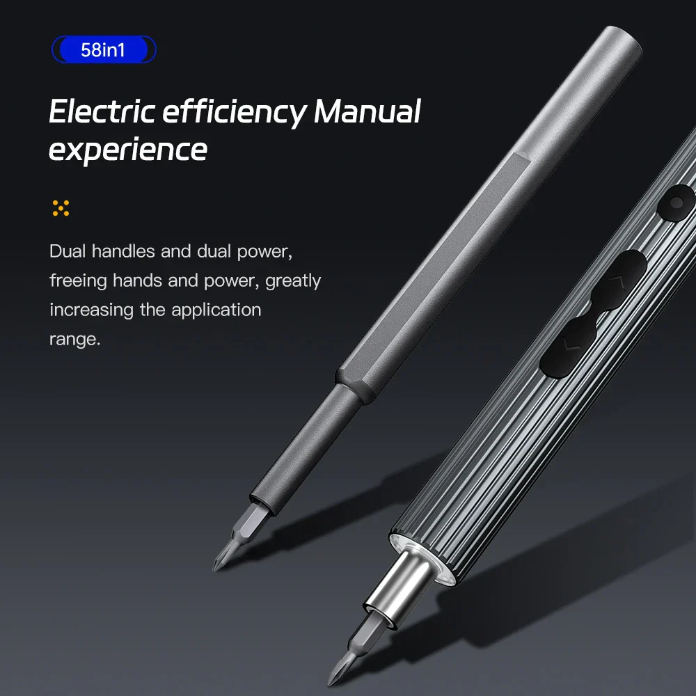 Electric Screwdriver 58-In-1 Rechargeable Precision Repair Kit Wireless Compact Tech Repair Fall 2025 Magnetic - Image 2
