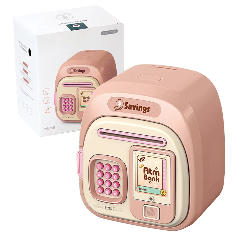 Electronic Piggy Bank Password Protected Mini ATM Toy For Kids Back To School 2025 Teaches Saving - Image 8