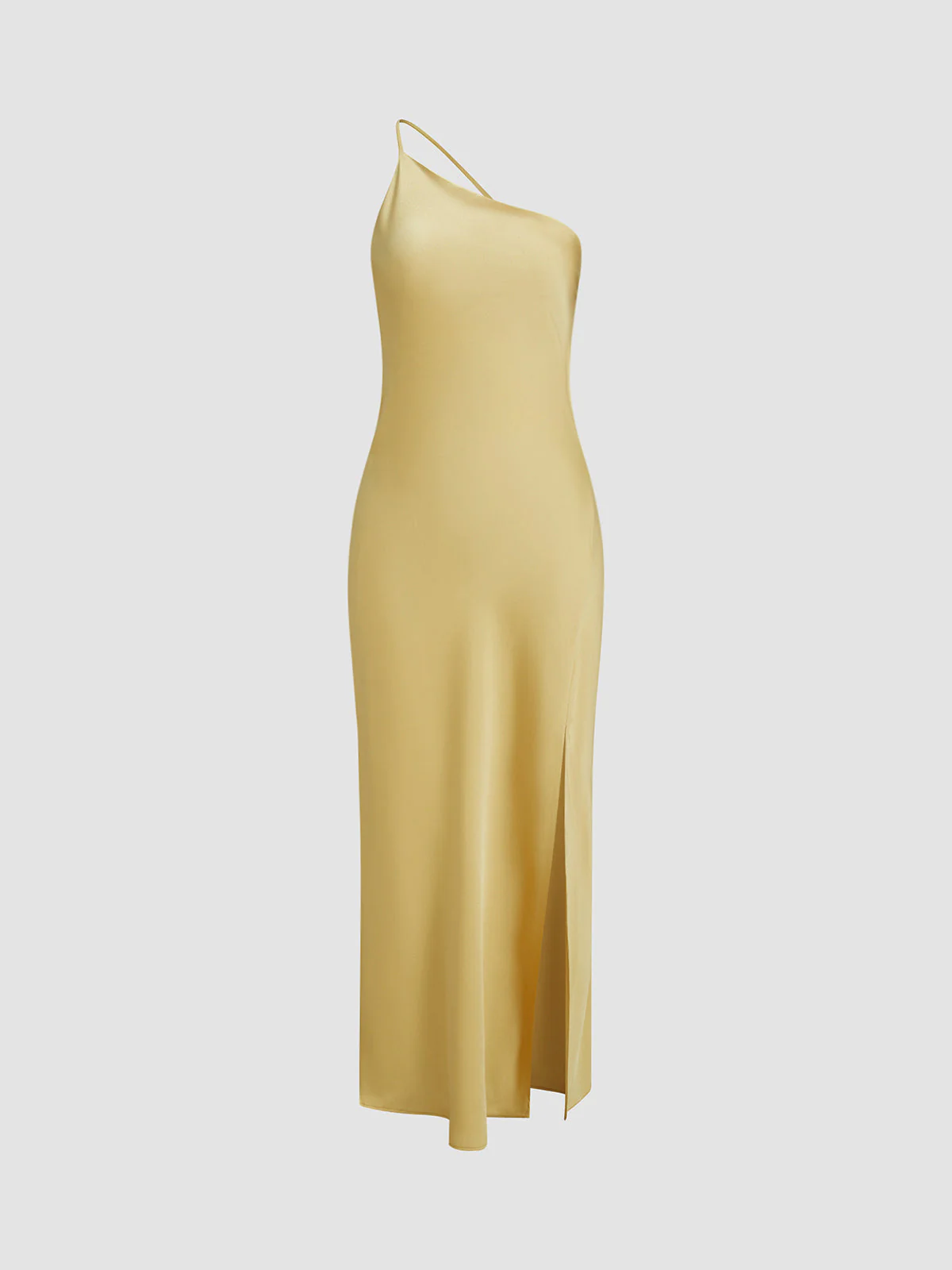 Elegant Backless Black Maxi Dress for Women, Open Shoulders Satin Long Dress for Special Occasions - Image 3