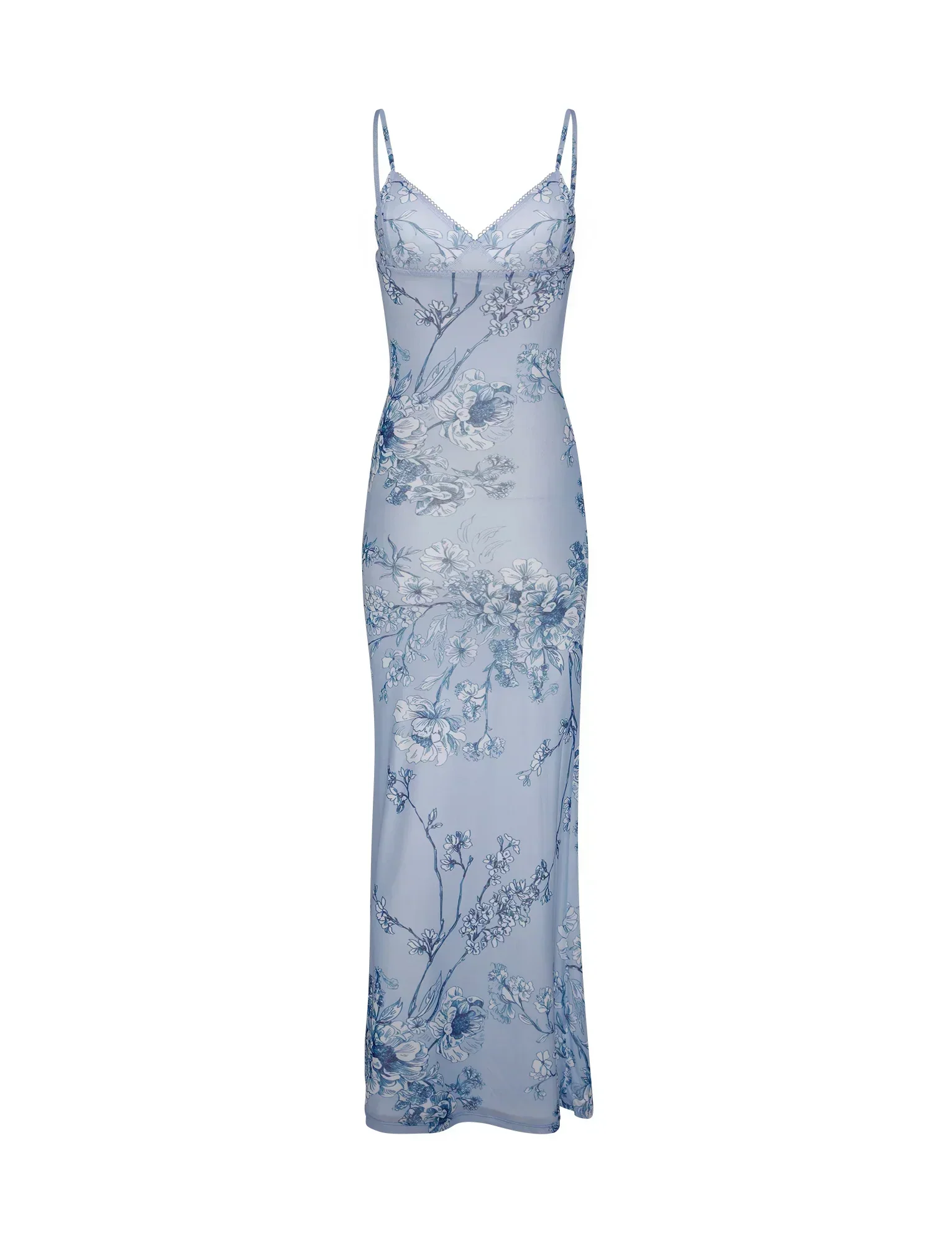 Elegant Floral Lace Dress for Women - Flattering Silhouette, Ideal Wedding Guest and Formal Dress, Lightweight Comfort - Image 4