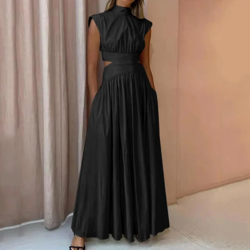 Elegant Floral Maxi Dress for Women, Long Sleeve, Luxurious Fabric, Perfect for Weddings and Special Occasions - Image 7