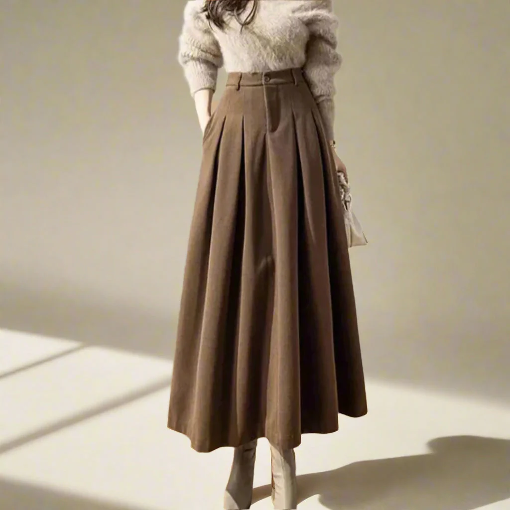 Elegant Long Skirt for Women, Versatile Maxi Skirt for Daily Wear, Comfortable Fit, Easy to Pair - Image 3