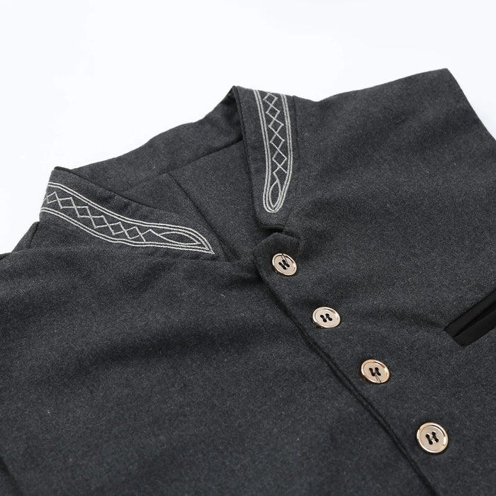 Elegant Men's Vest for Formal and Festive Occasions, Stylish Design for Versatile Wear - Image 5