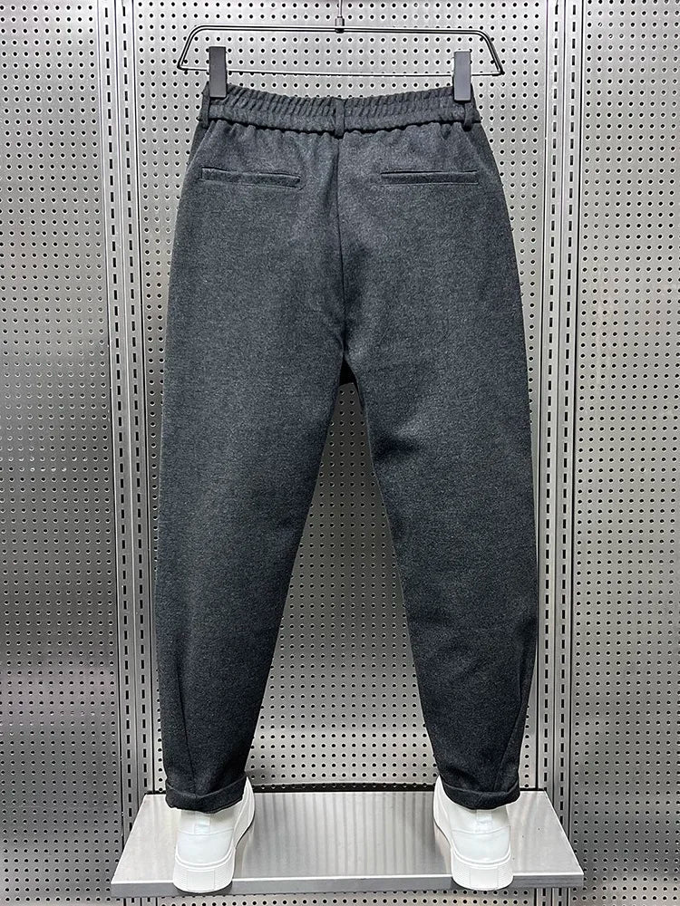 Elegant Mottled Men's Pants, Premium Fabric, Modern Fit, Versatile Style for Casual and Formal Wear - Image 6