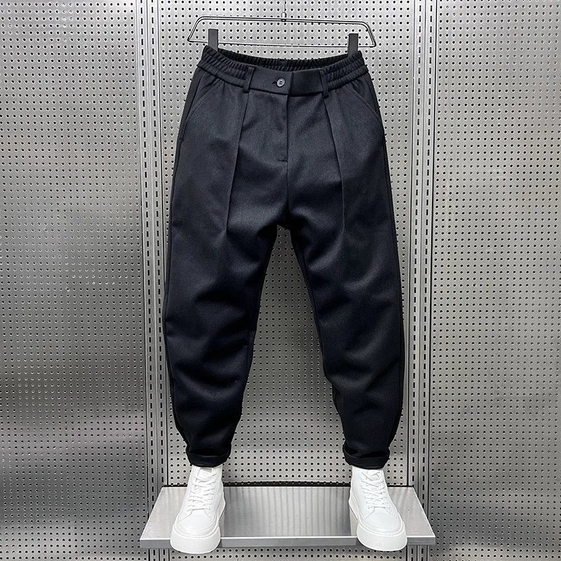 Elegant Mottled Men's Pants, Premium Fabric, Modern Fit, Versatile Style for Casual and Formal Wear - Image 8